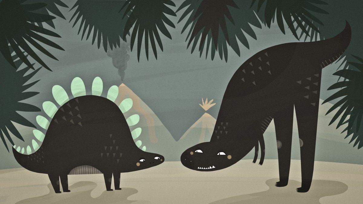 Динозавр Минимализм