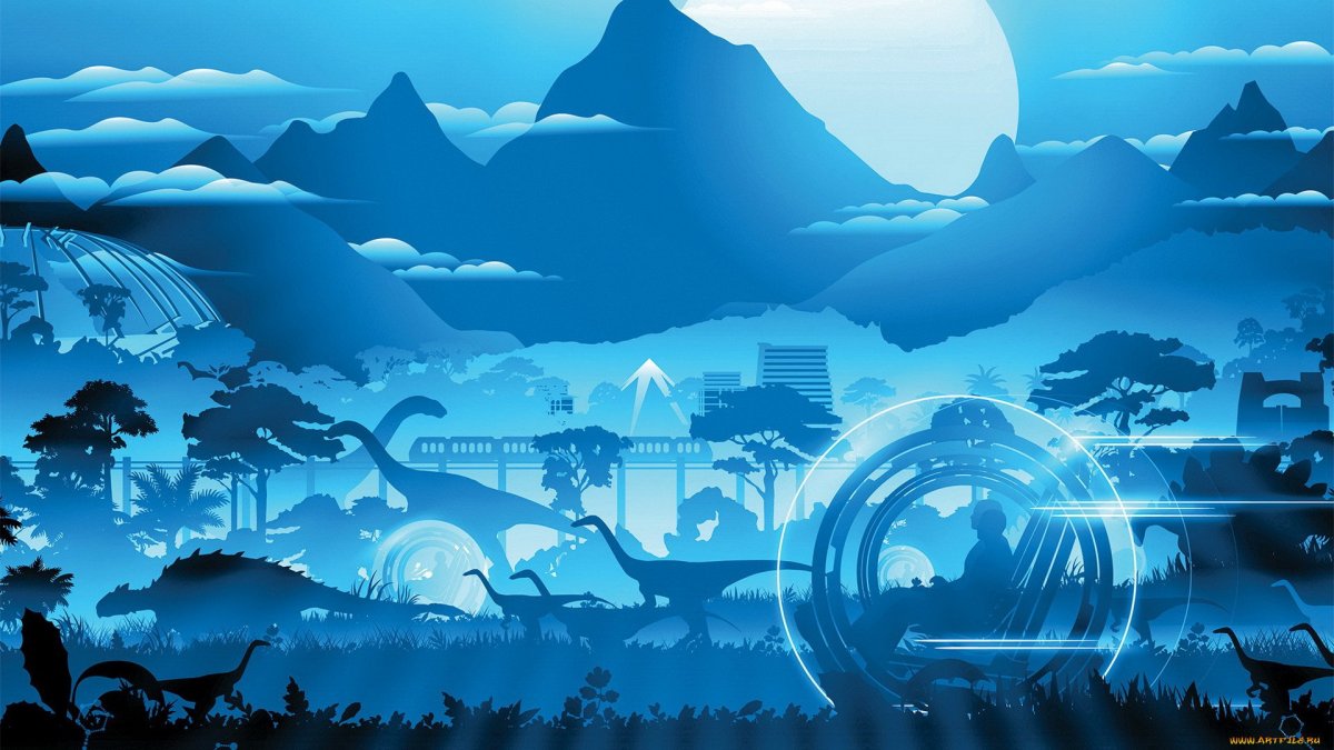 Мир Юрского периода обои