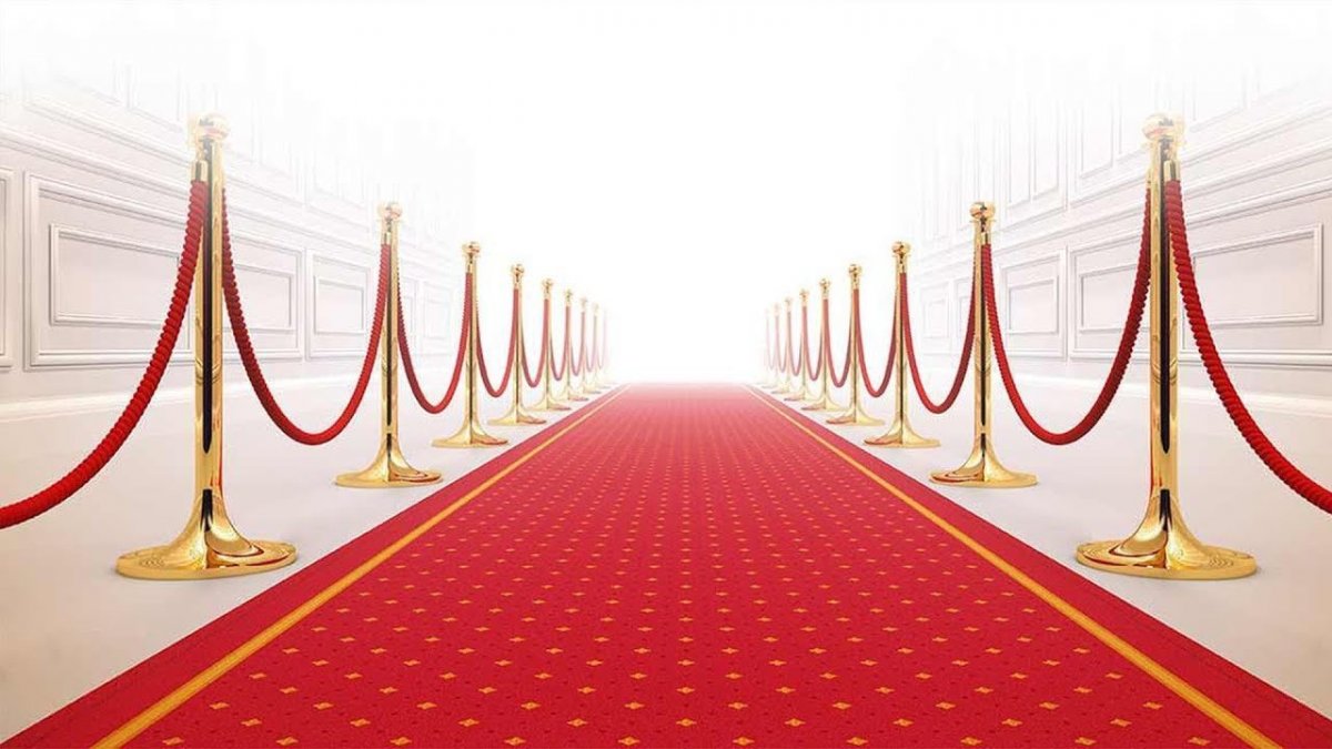 Красная ковровая дорожка для фотошопа