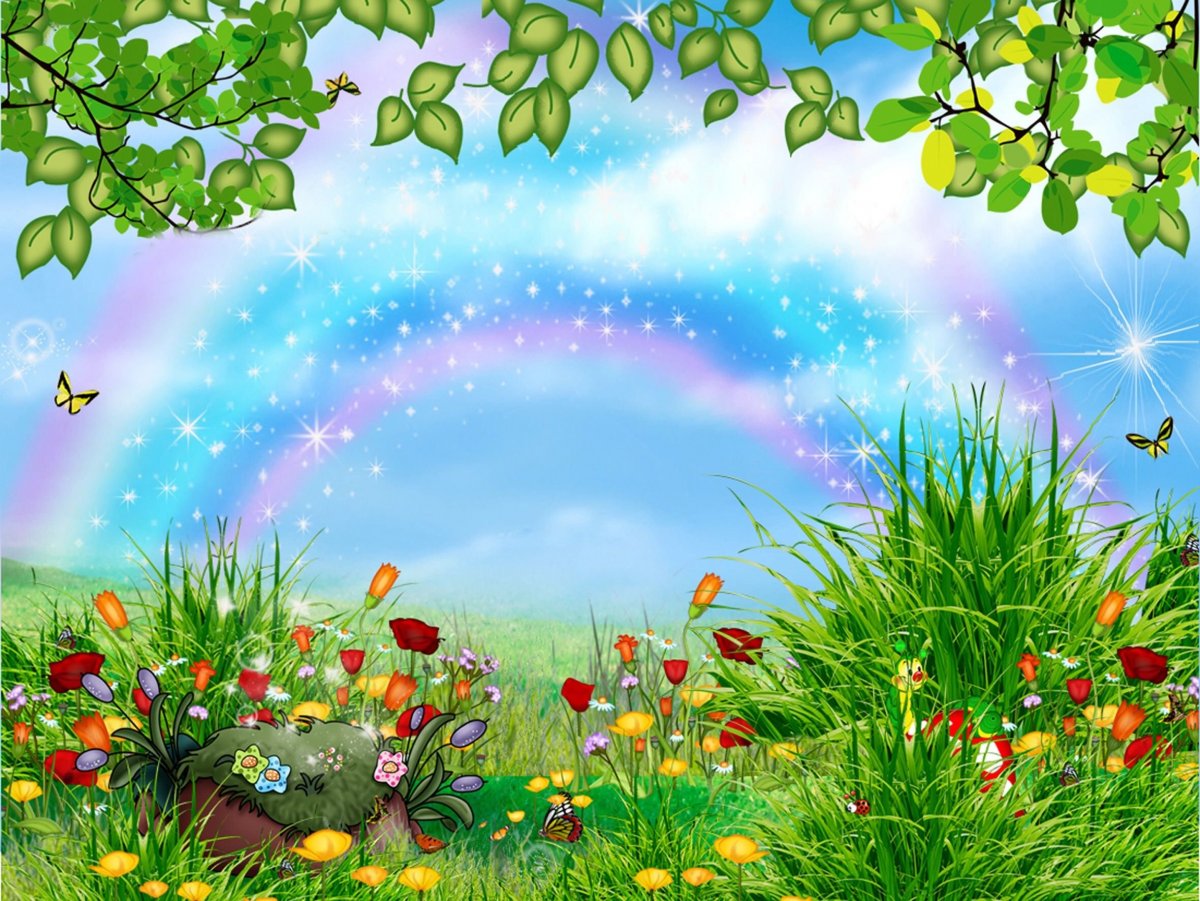 Фон детский сад