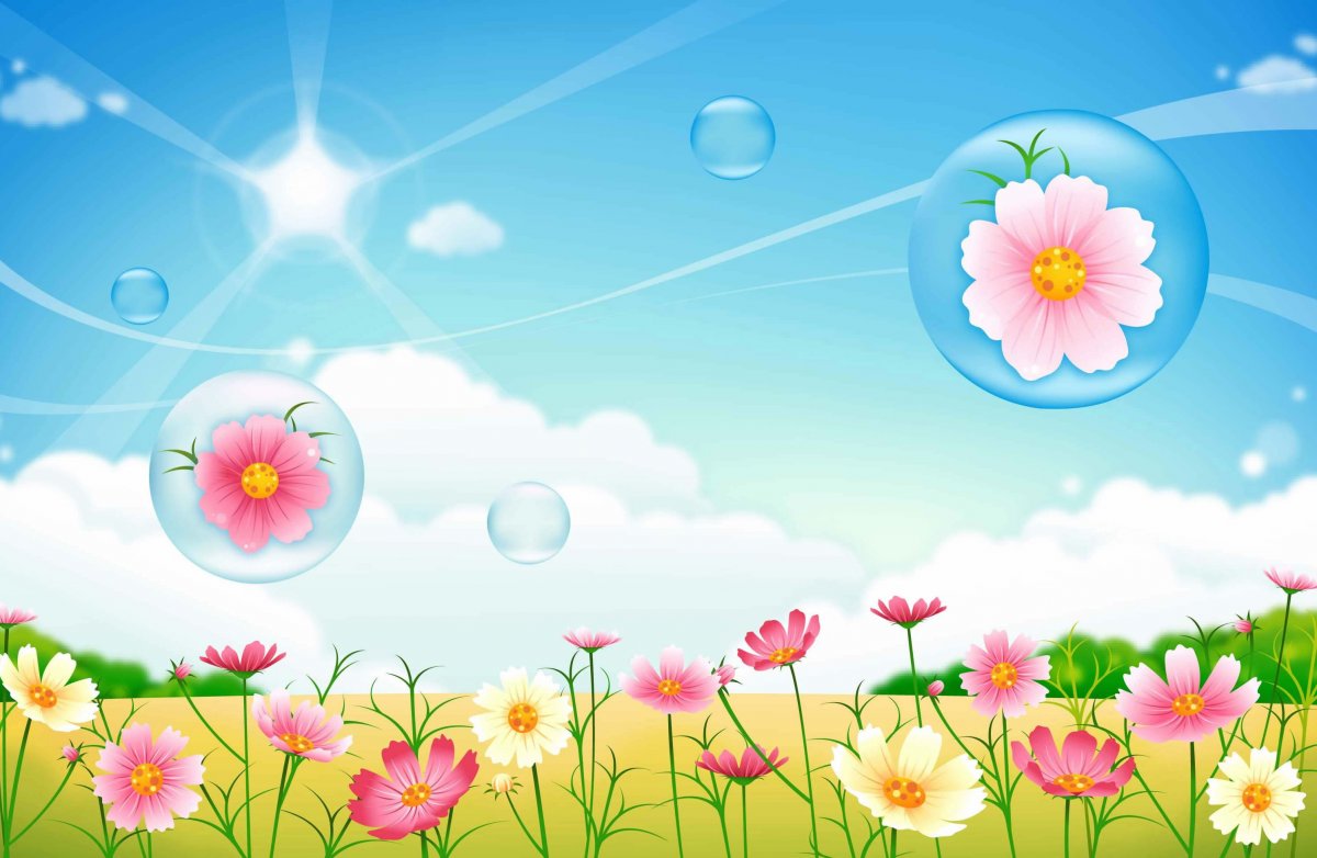 Красивый детский фон