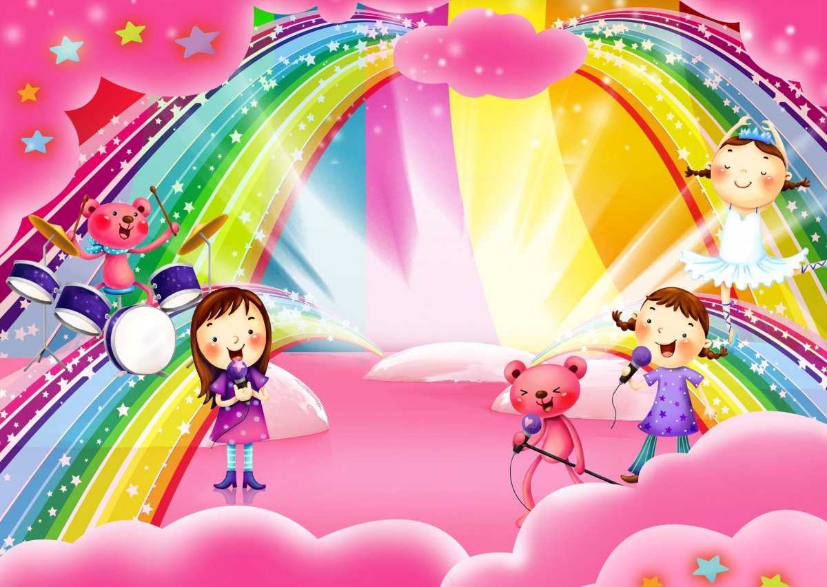 Фон выпускной в детском саду