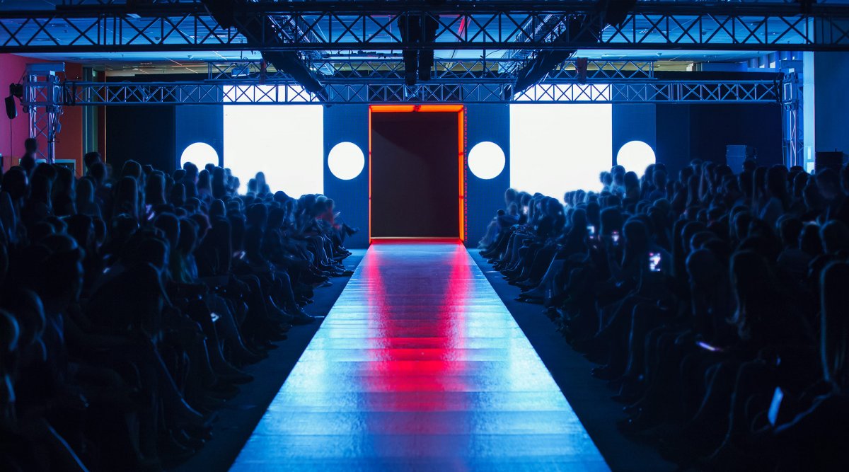 Фон для баннера подиум