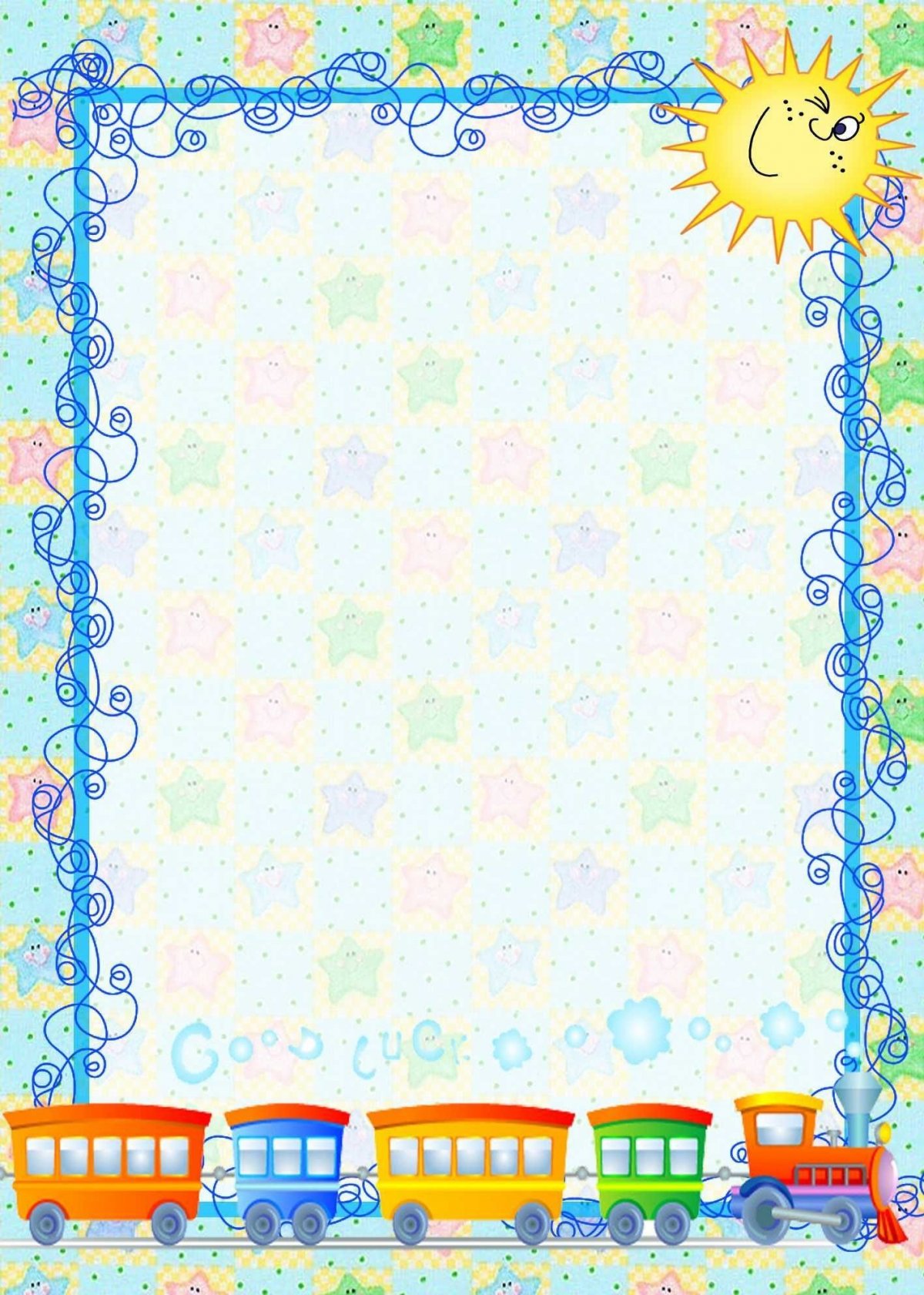 Летняя рамка для текста