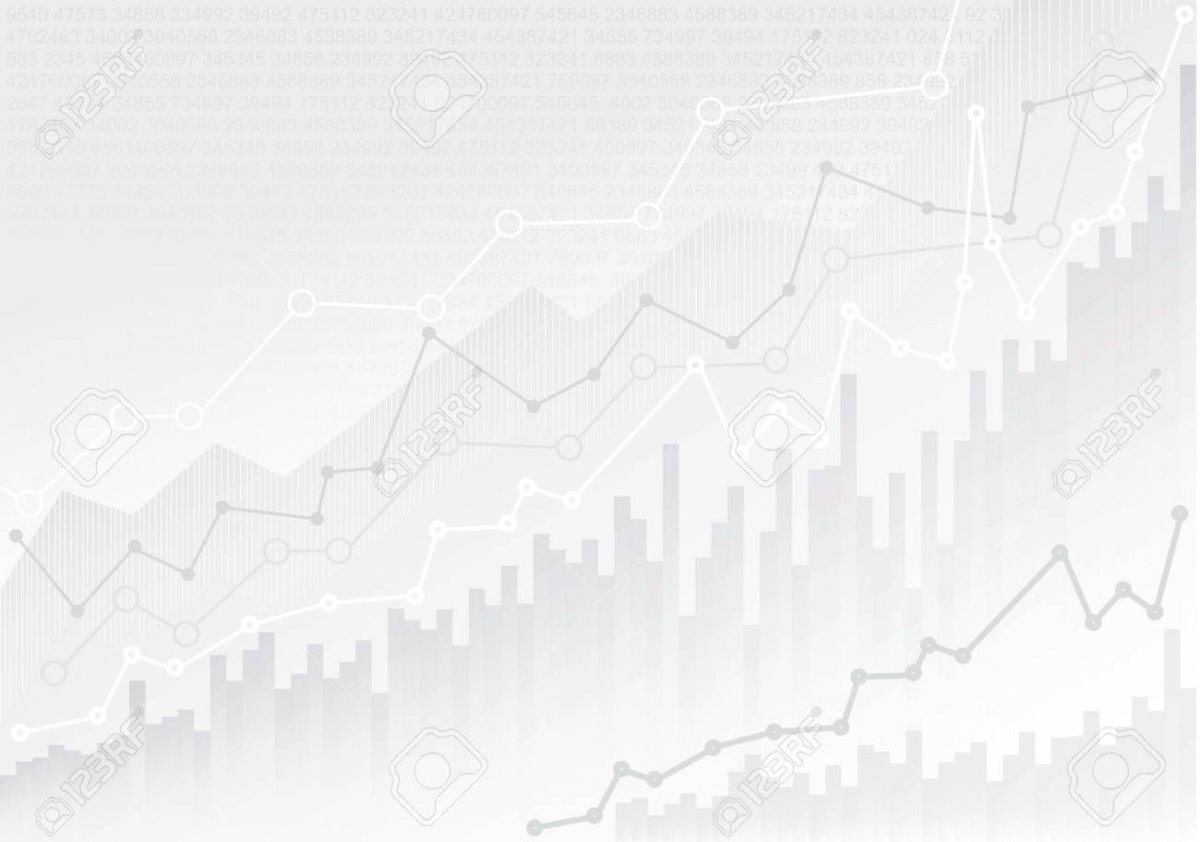 Финансы графики на белом фоне