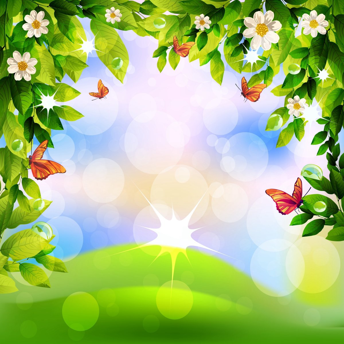 Весенне летний фон