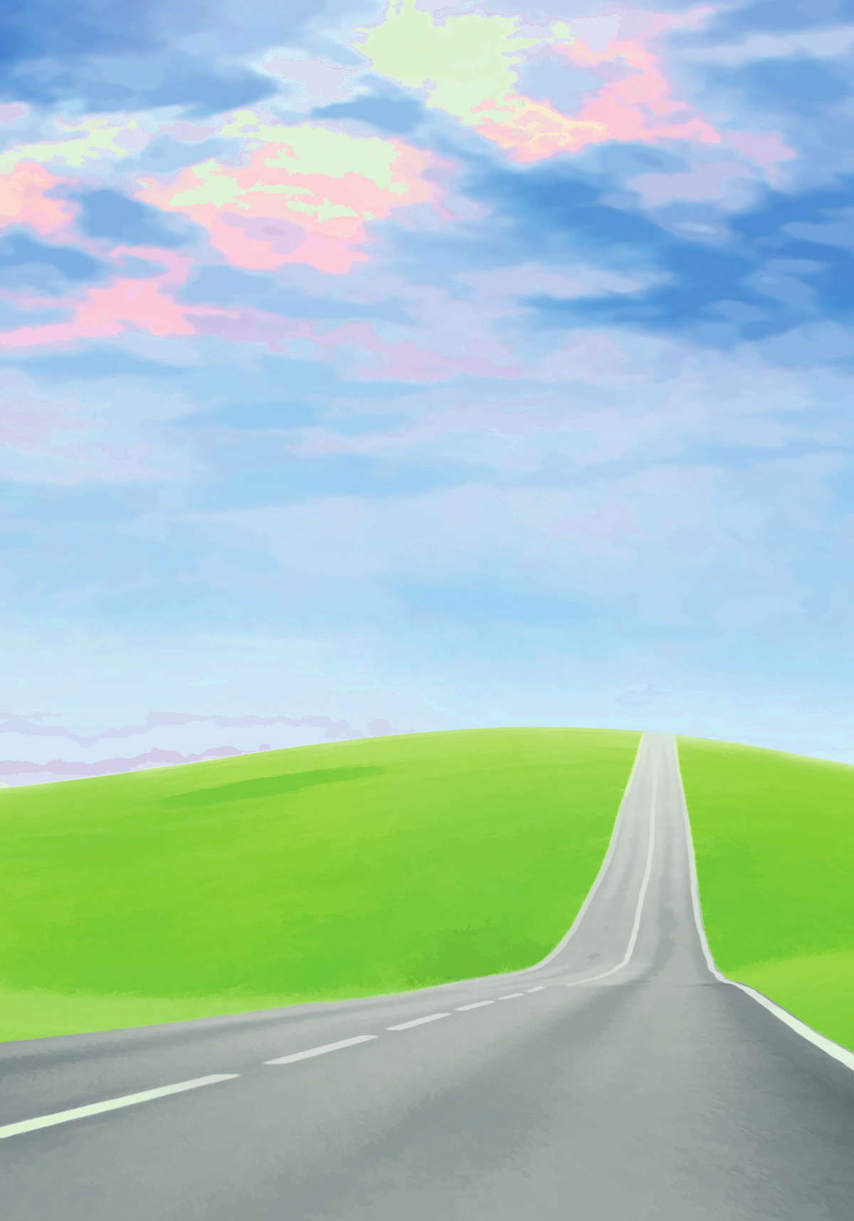 Дорога нарисованная