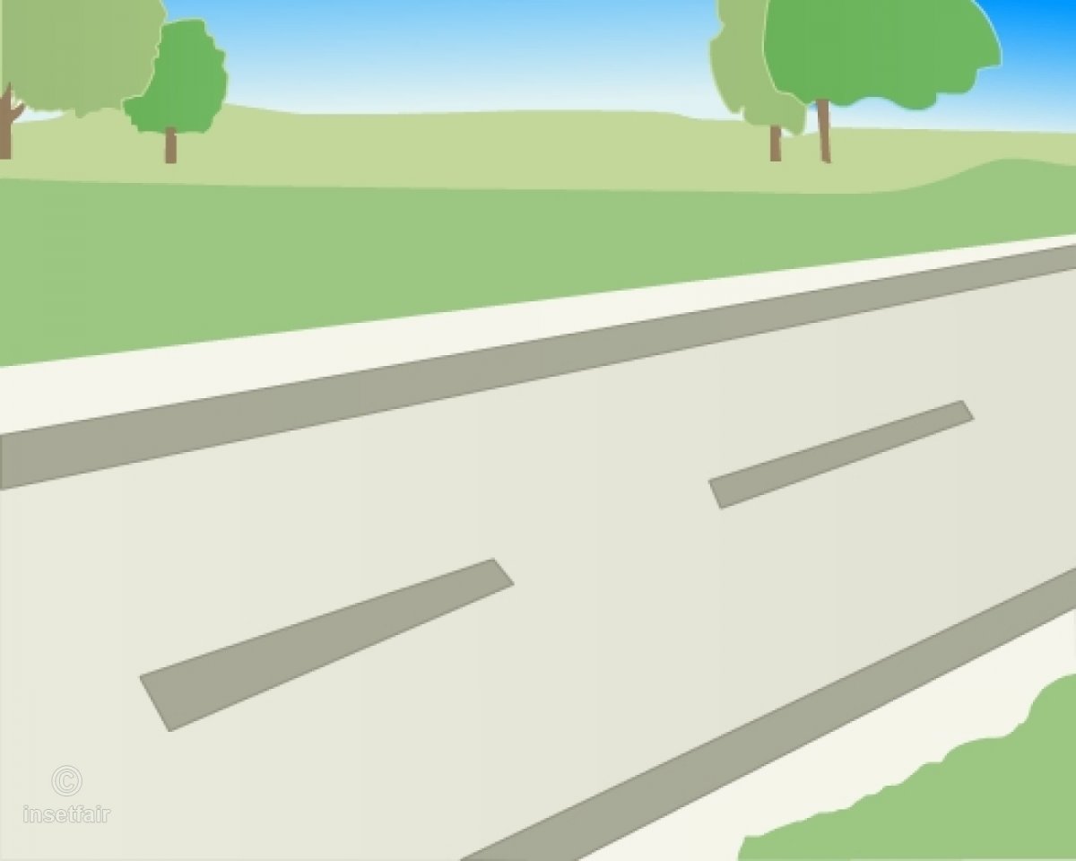 Прямая дорога рисунок