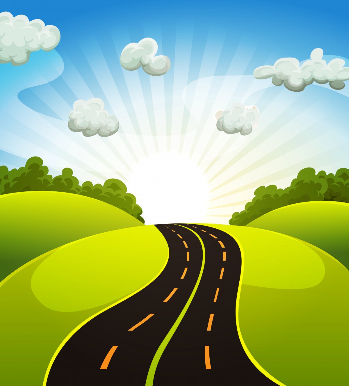 Мультяшные дороги