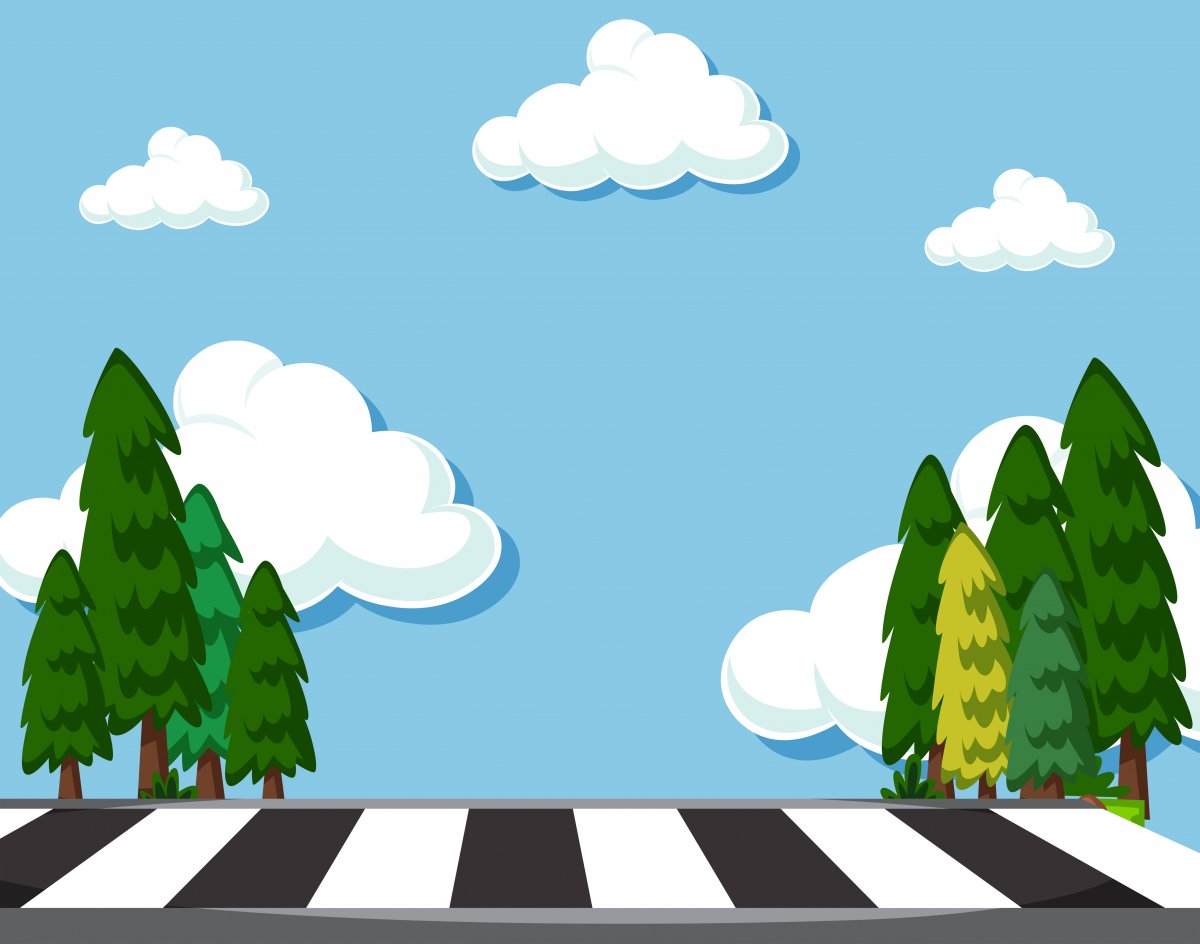 Фон для аппликации дорога