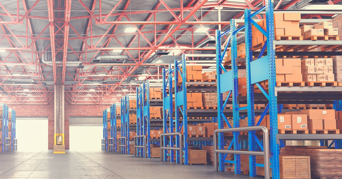 Пустой склад продуктов