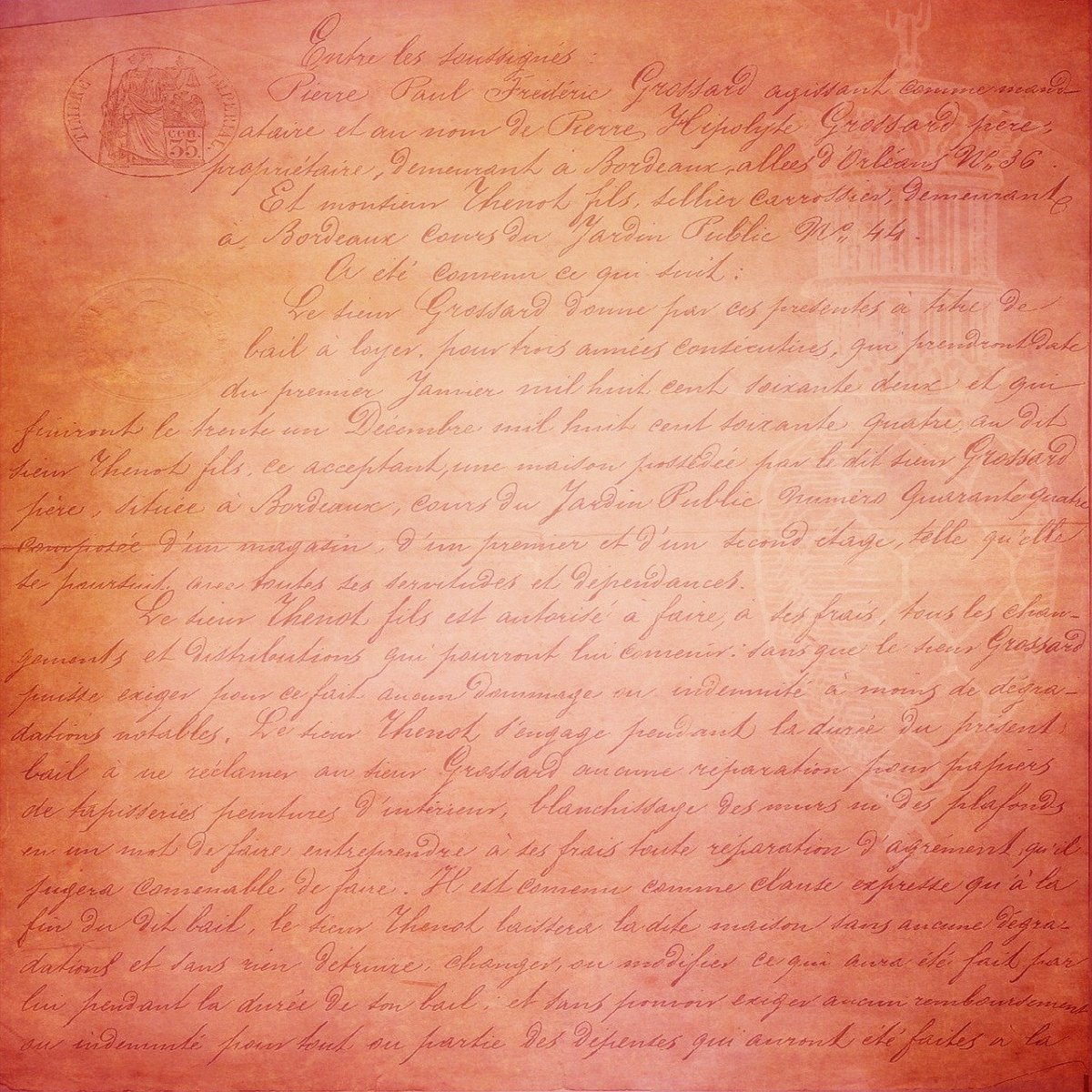 Текстура бумаги для письма