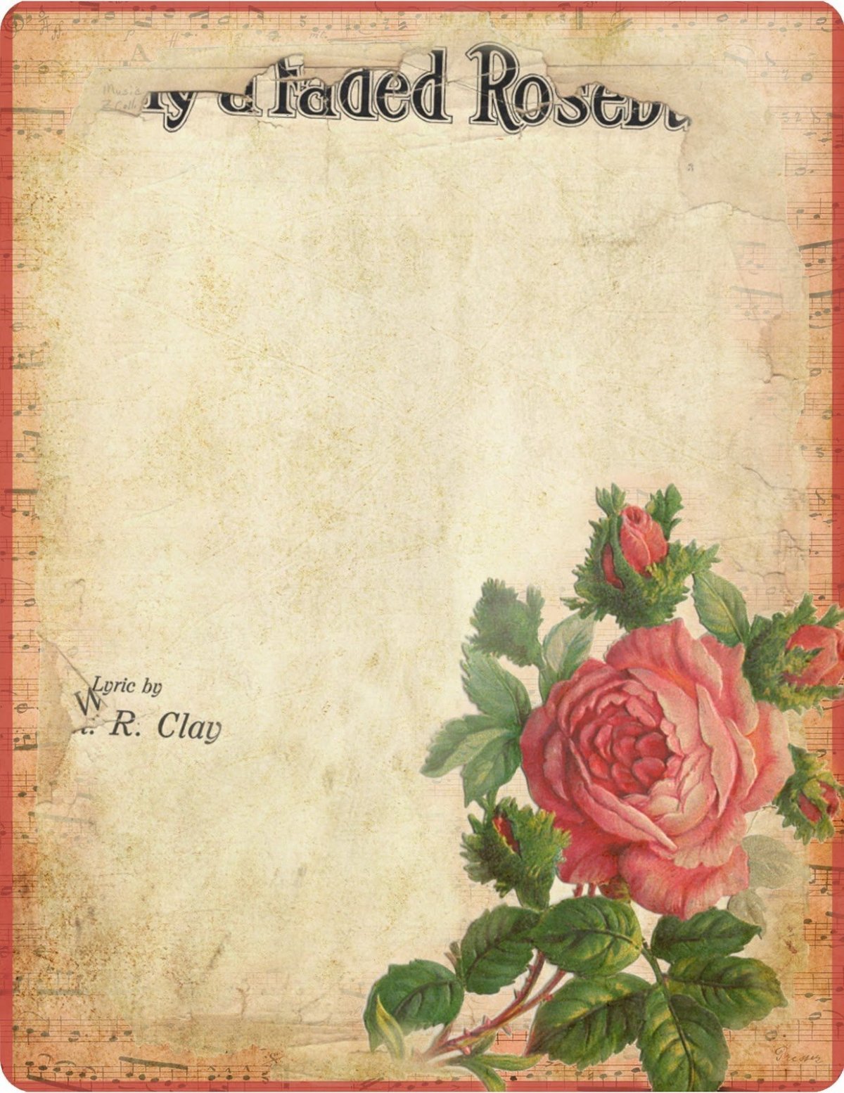 Красивая бумага для письма