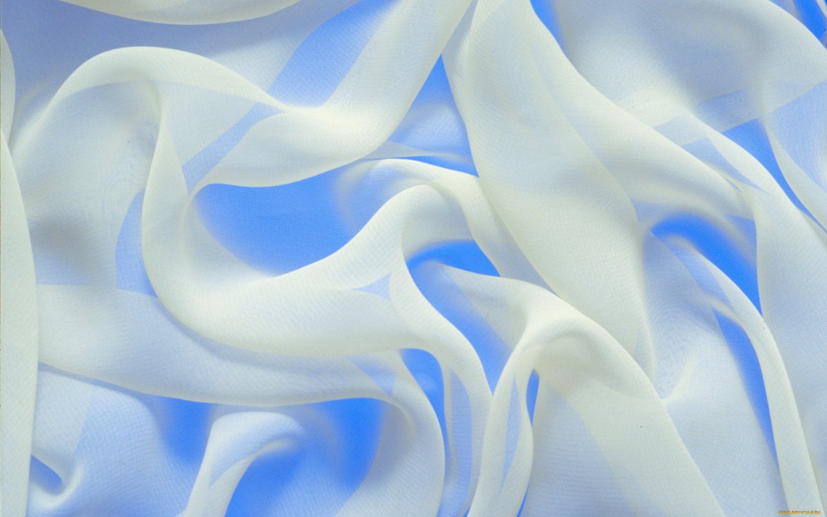 Белый шелк фон