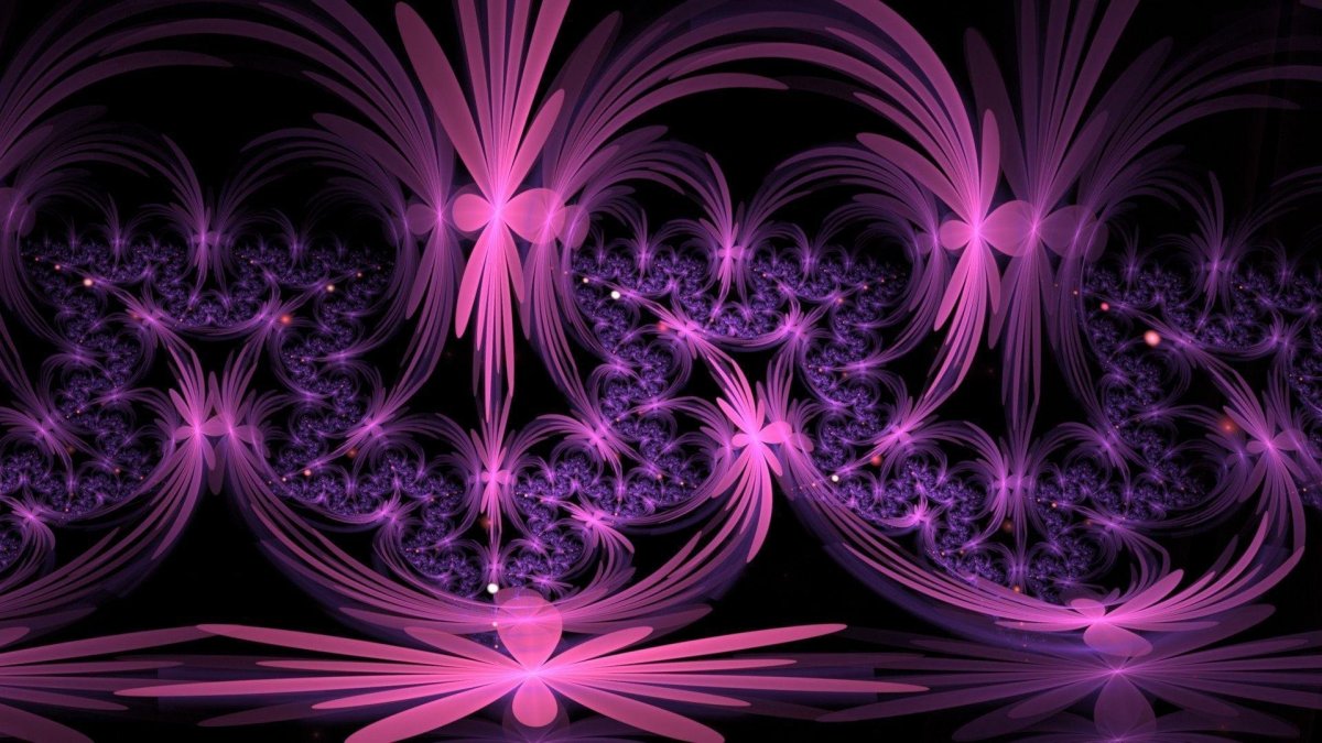 Фиолетовый фрактал