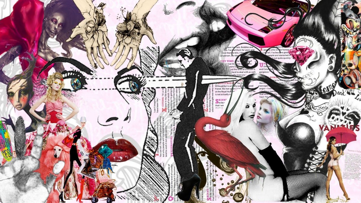 Фэшн индустрия коллаж