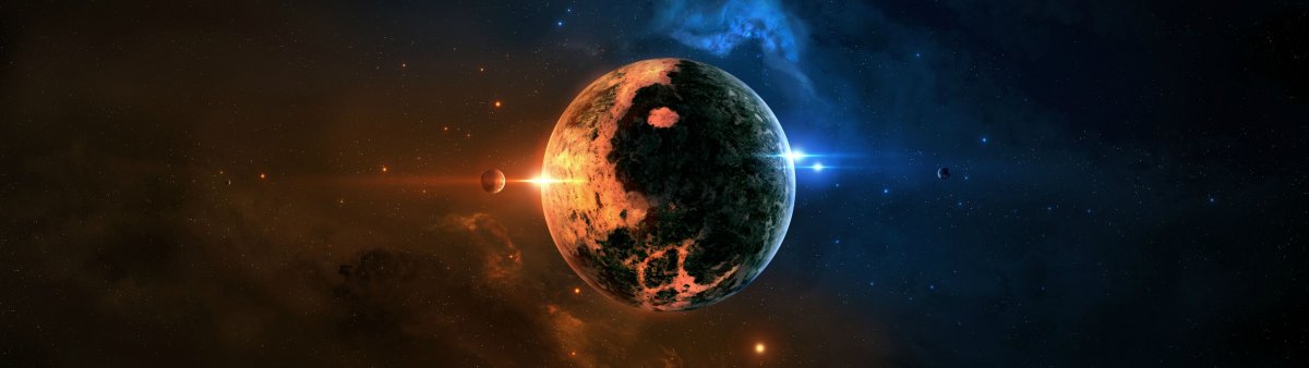 Фон для двух мониторов