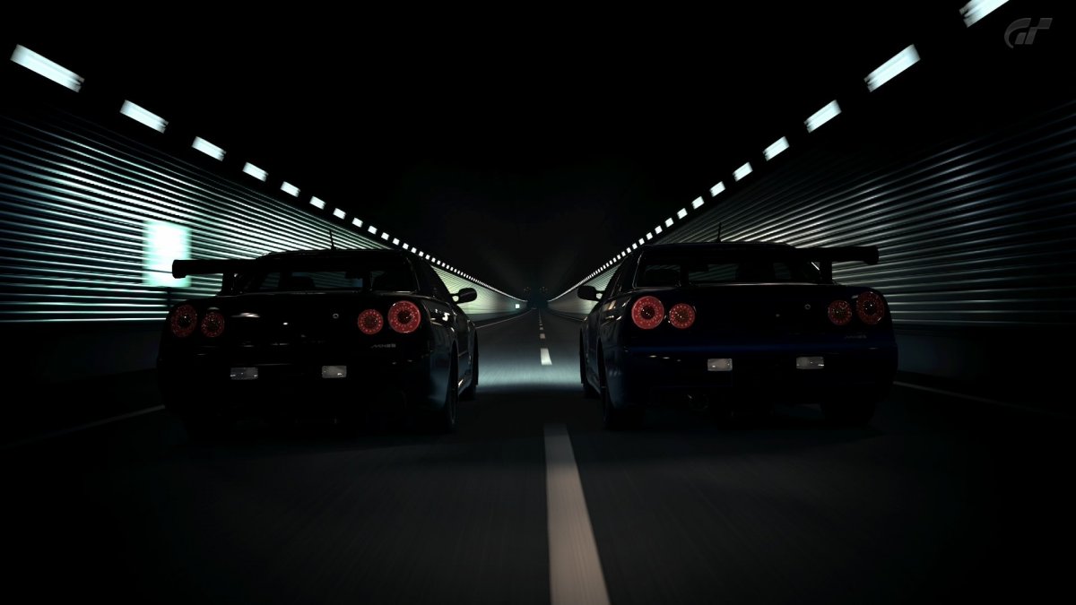 Nissan GTR Night 4к