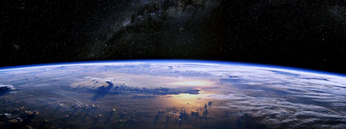 Земля из космоса панорама