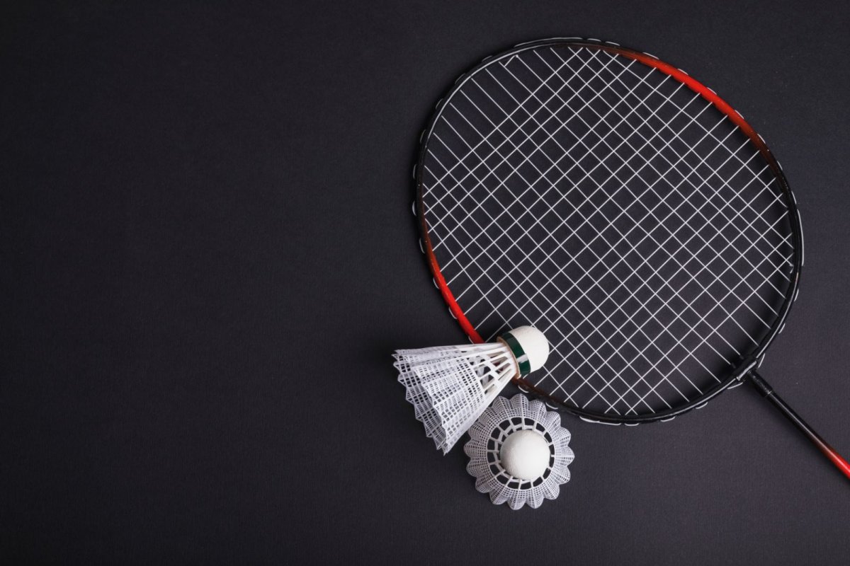 Ракетка бадминтон фон
