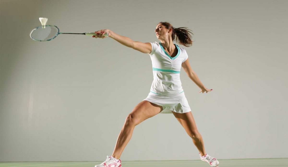 Бадминтон фотосессия