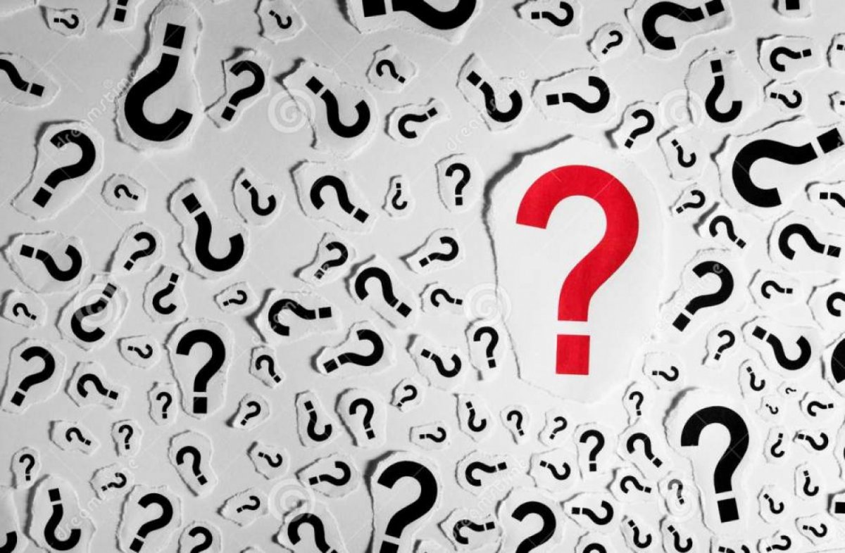 Знаки вопроса фон