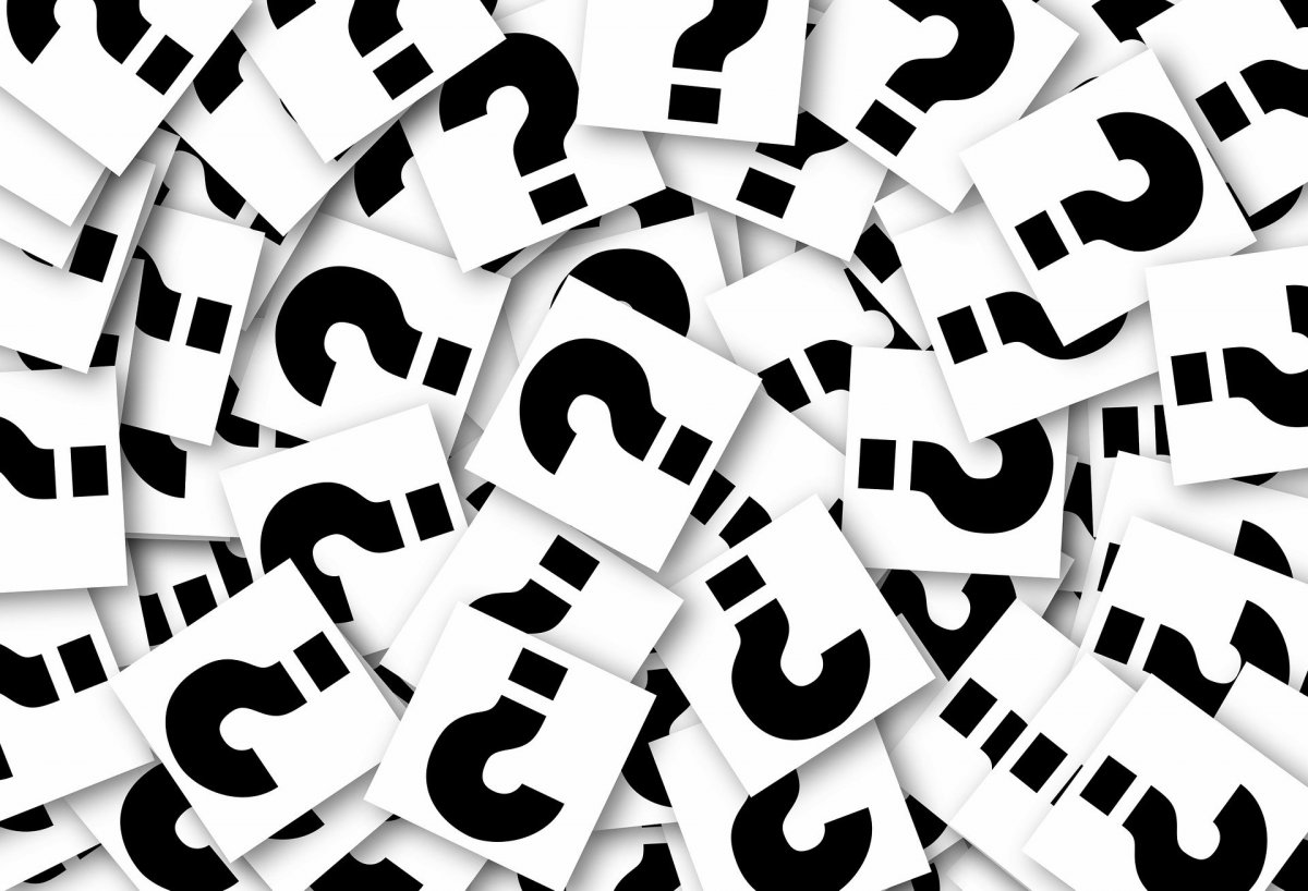 Много вопросительных знаков