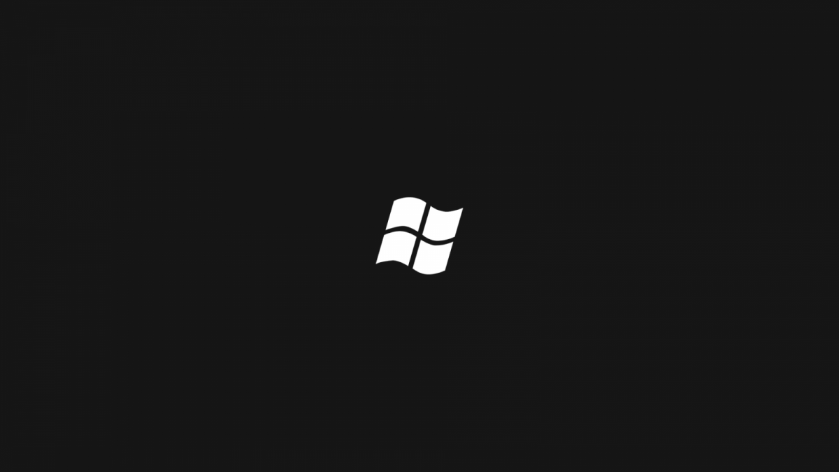 Черный фон виндовс