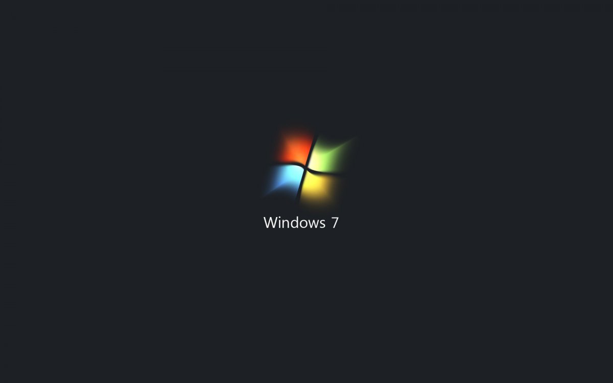 Черный фон Windows