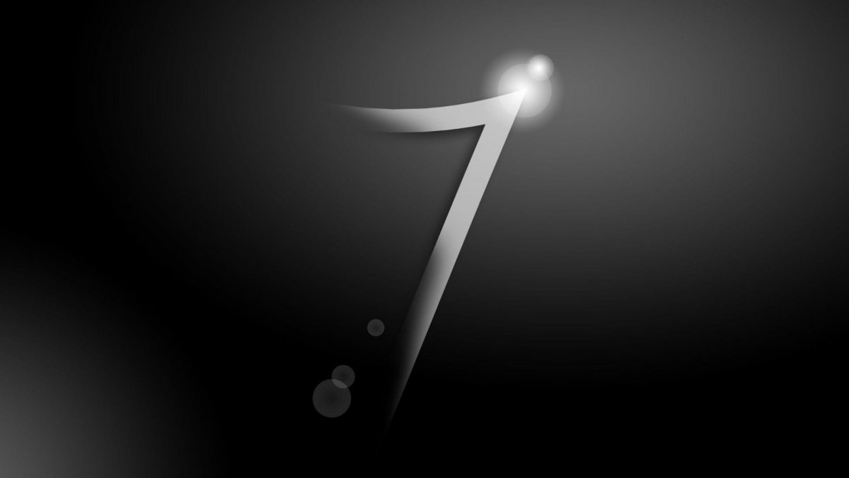 Виндовс 7 черный