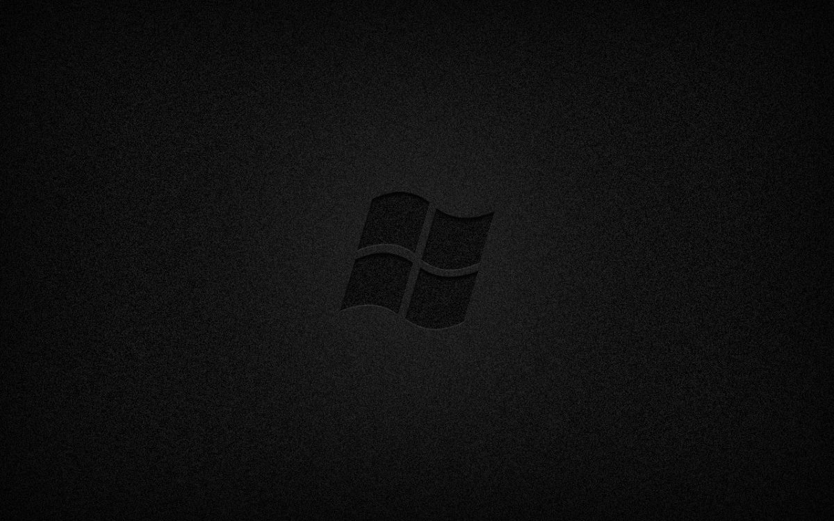 Черный Windows