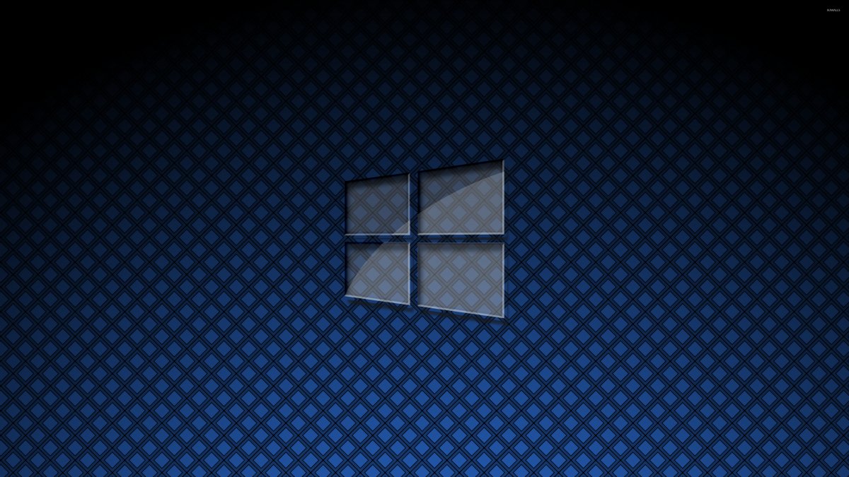 Синие обои виндовс