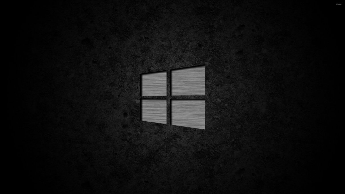 Черный фон виндовс