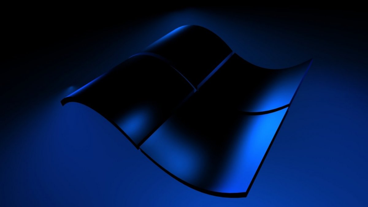 Виндовс темно синий