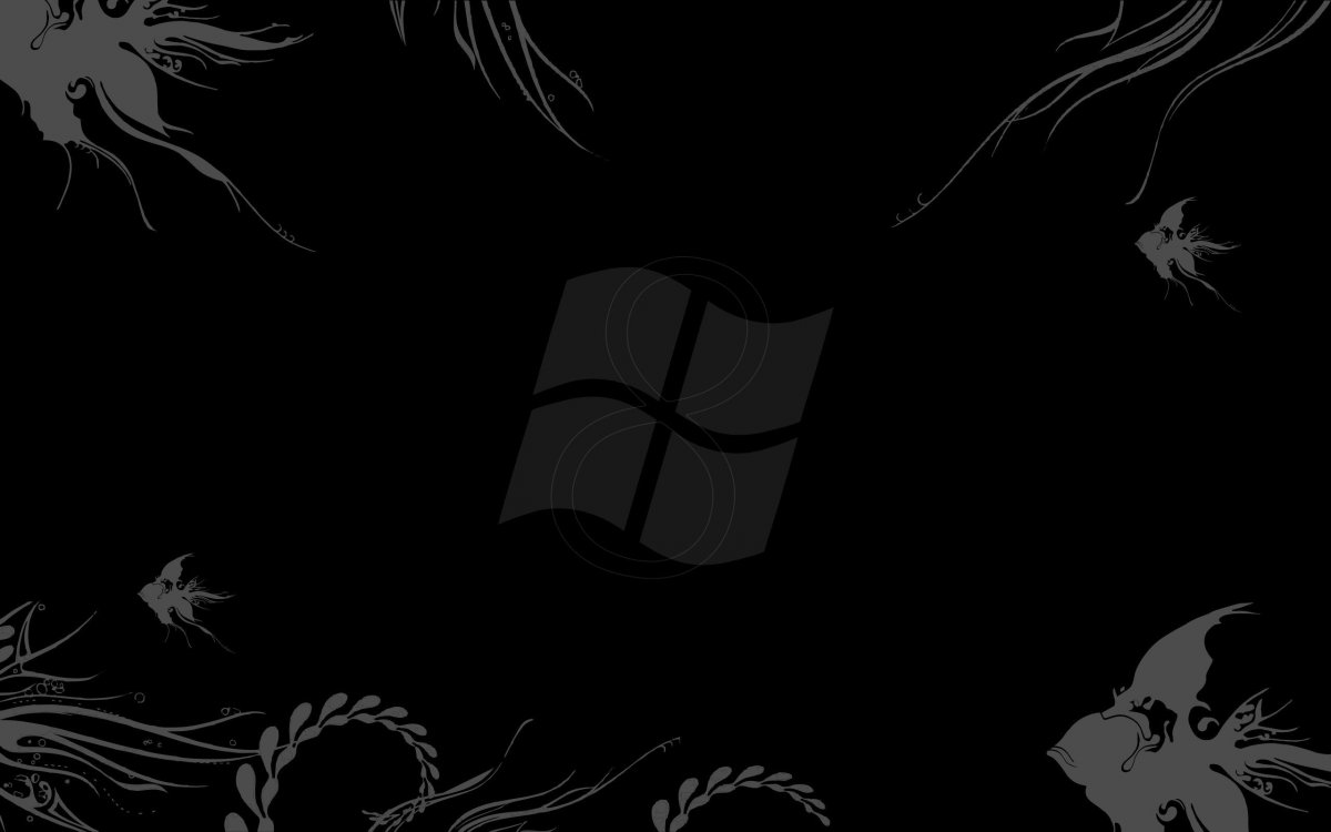 Красивые чёрные обои