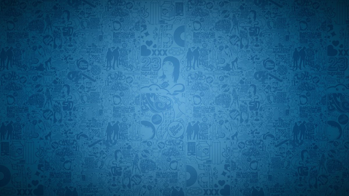 Синие обои на рабочий стол