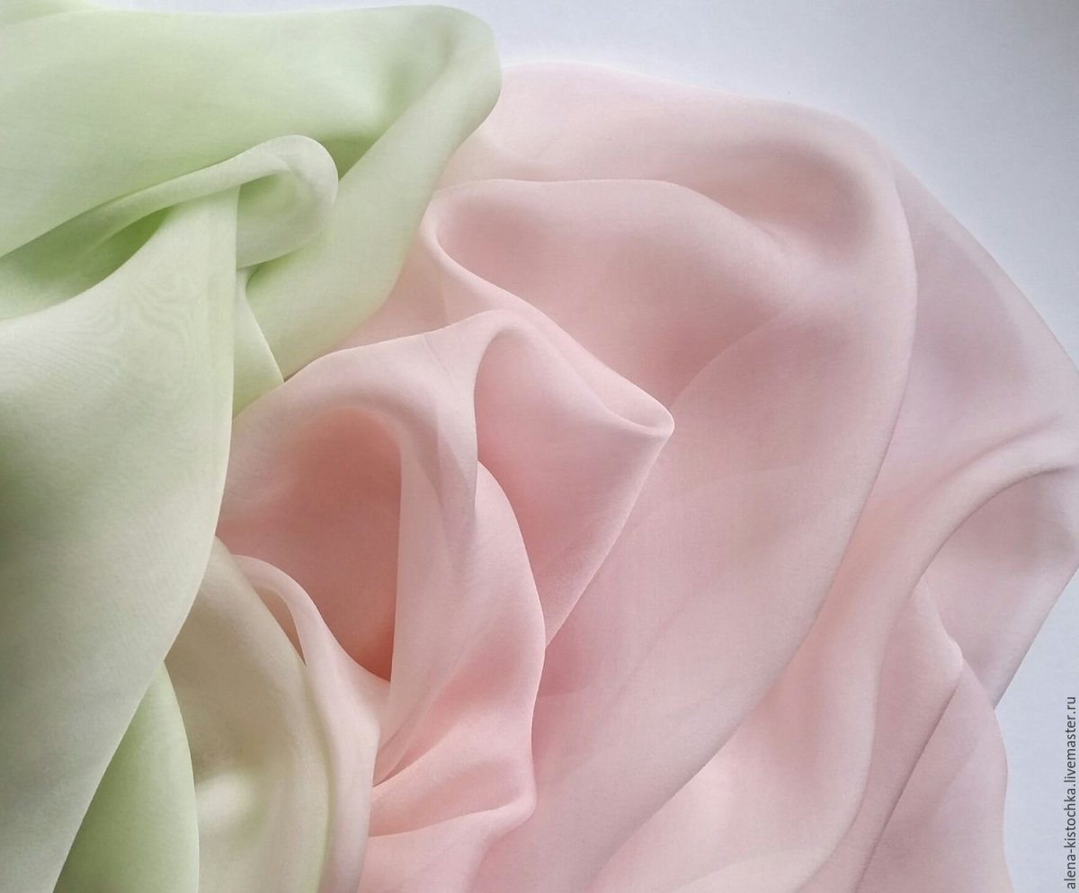 Шелк пастельных тонов