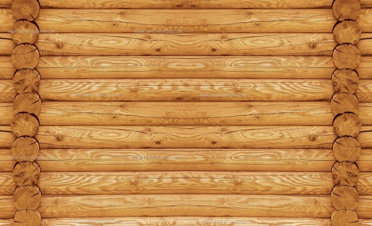 Стена из бревен