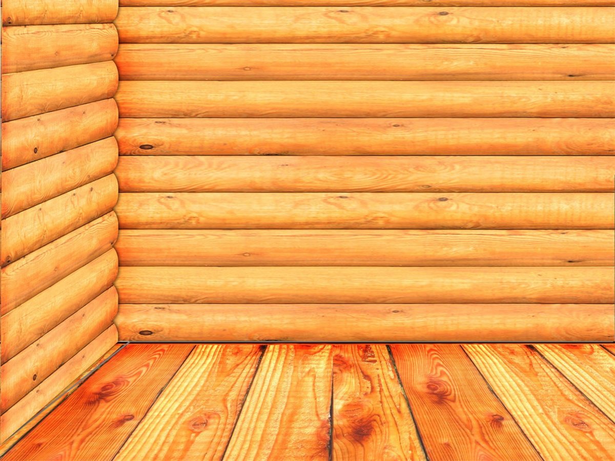 Бревенчатая стена