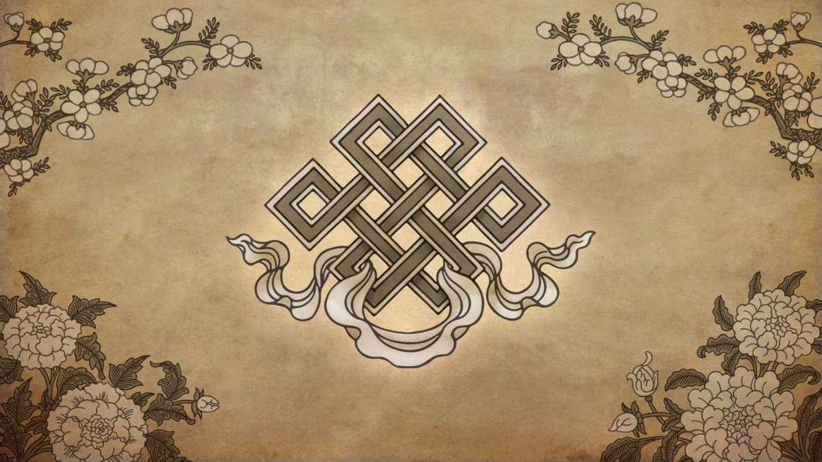 Символы буддизма бесконечный узел