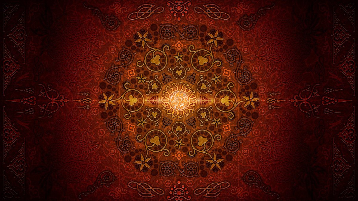 Восточный орнамент фон