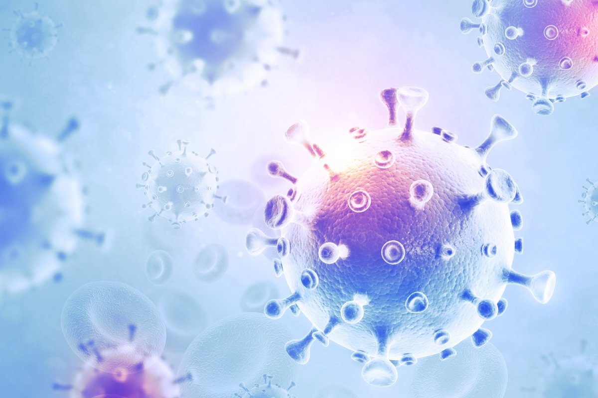 Фон для презентации вирусы