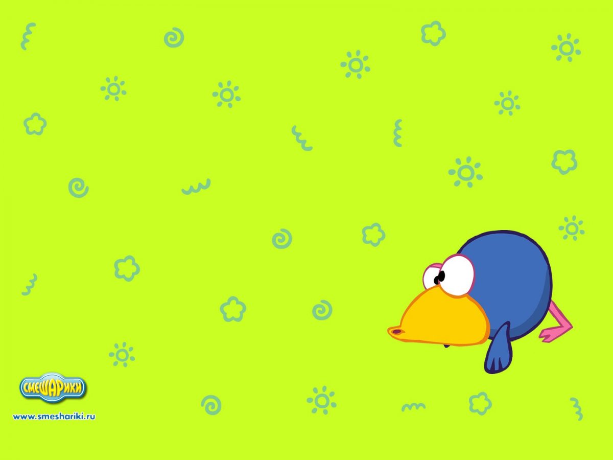 Фон в стиле Смешарики