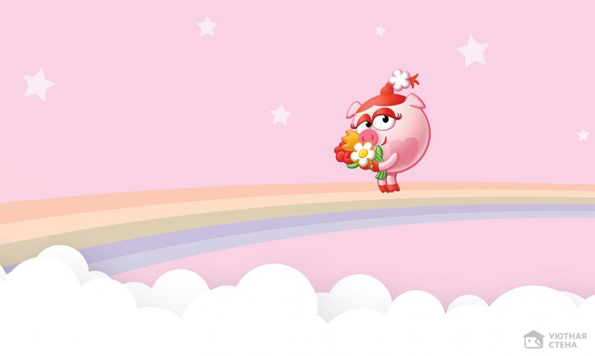 Фон Смешарики в высоком разрешении