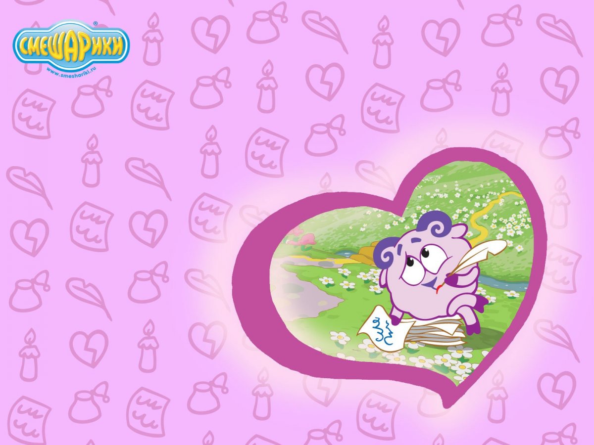 Смешарики фон на рабочий стол