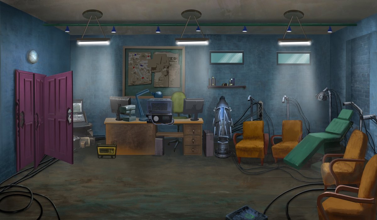 Интерьер комнаты для скайпа