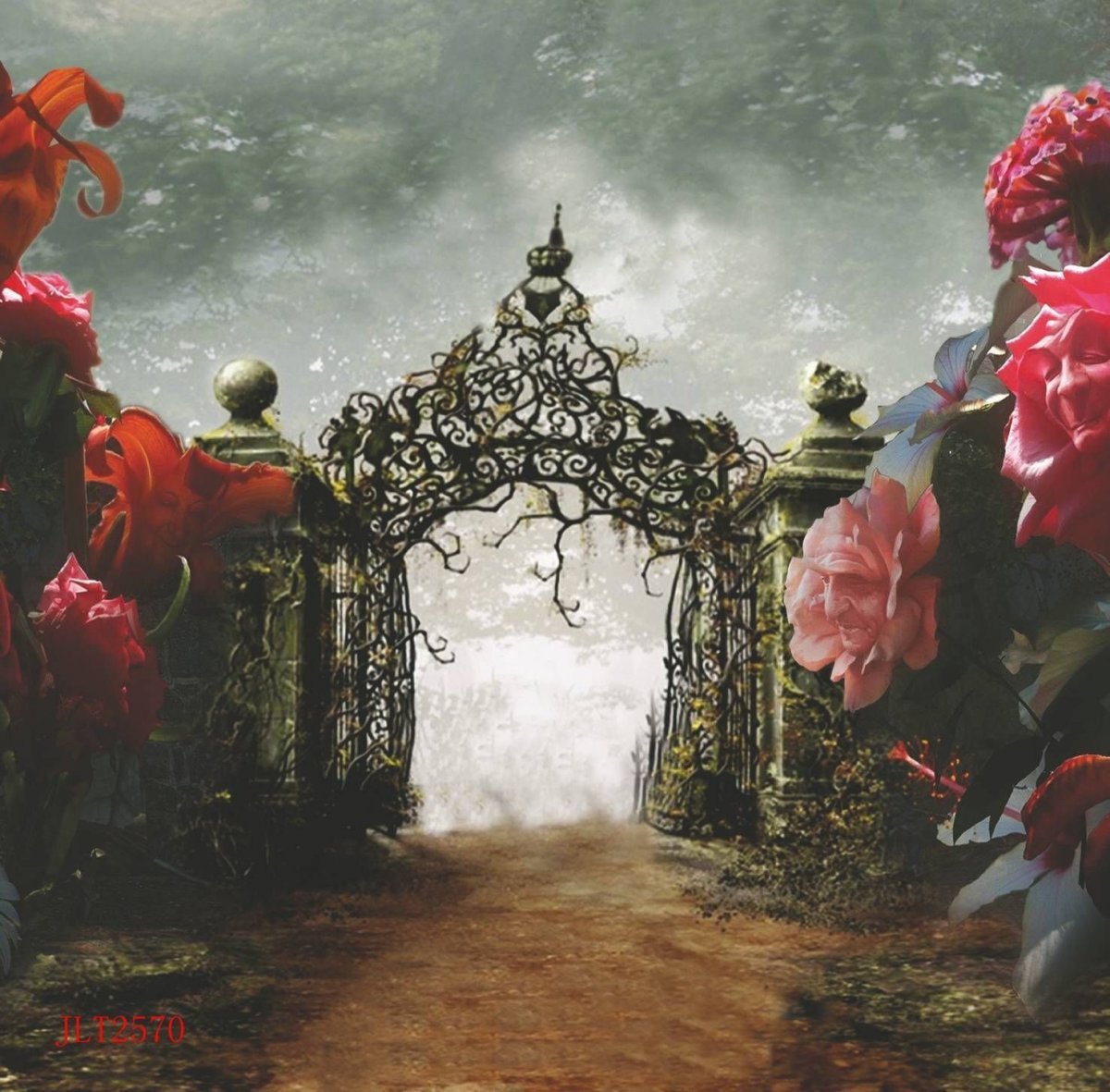 Алиса в стране чудес 2010 лес