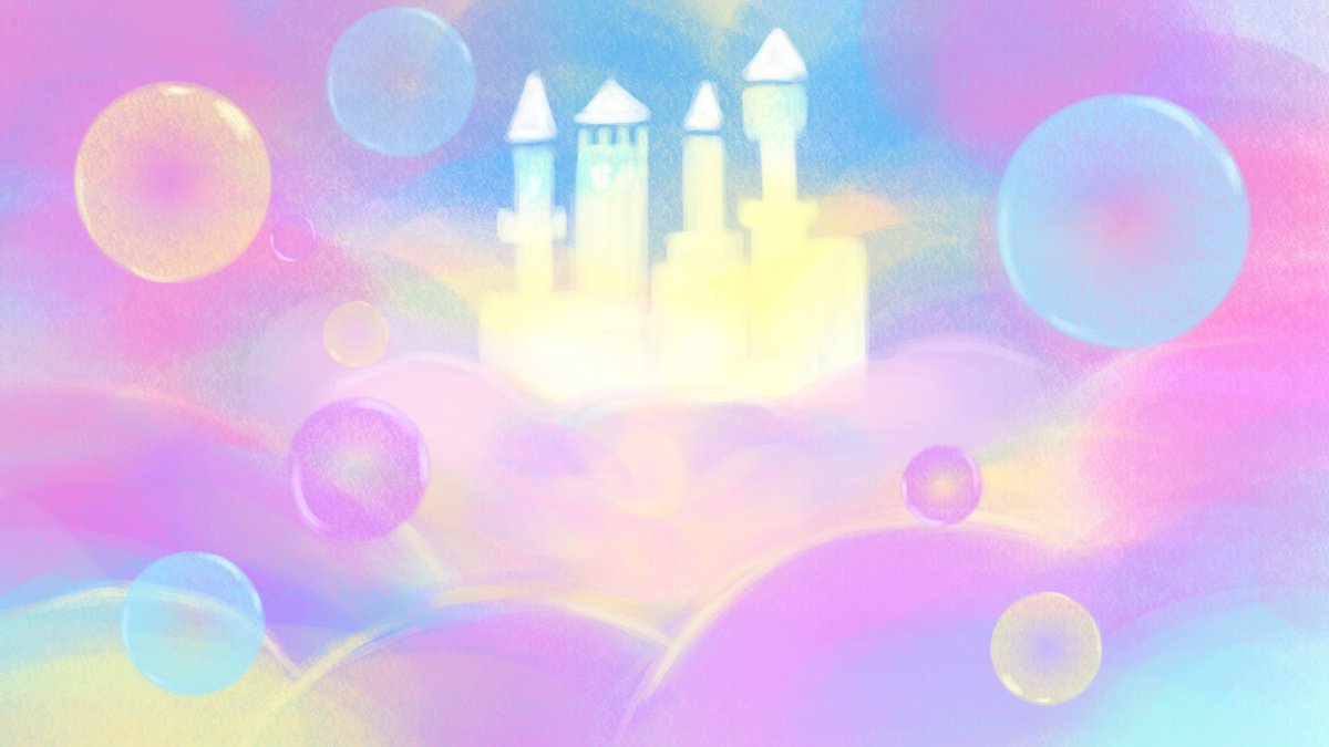 Фон сказочный однотонный