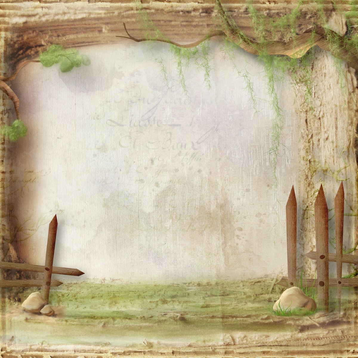 Рамка в деревенском стиле