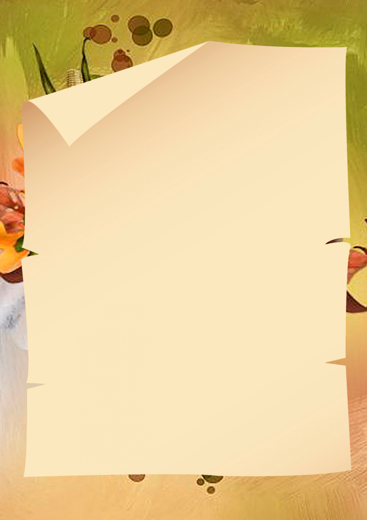 Осенний фон для презентации